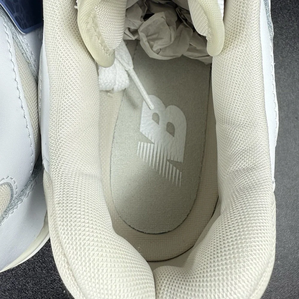 New Balance 550 Shoes Womens Size 11‎ B White Leather  BBW550WS Casual Sneaker